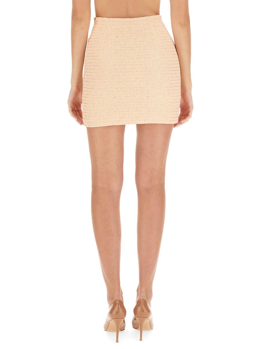 ALESSANDRA RICH GONNA MINI IN TWEED CON PAILLETTES