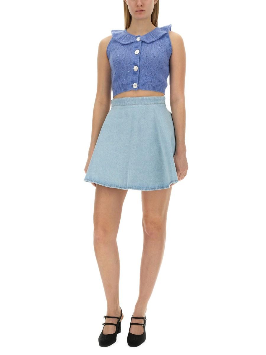 ALESSANDRA RICH TOP IN MAGLIA