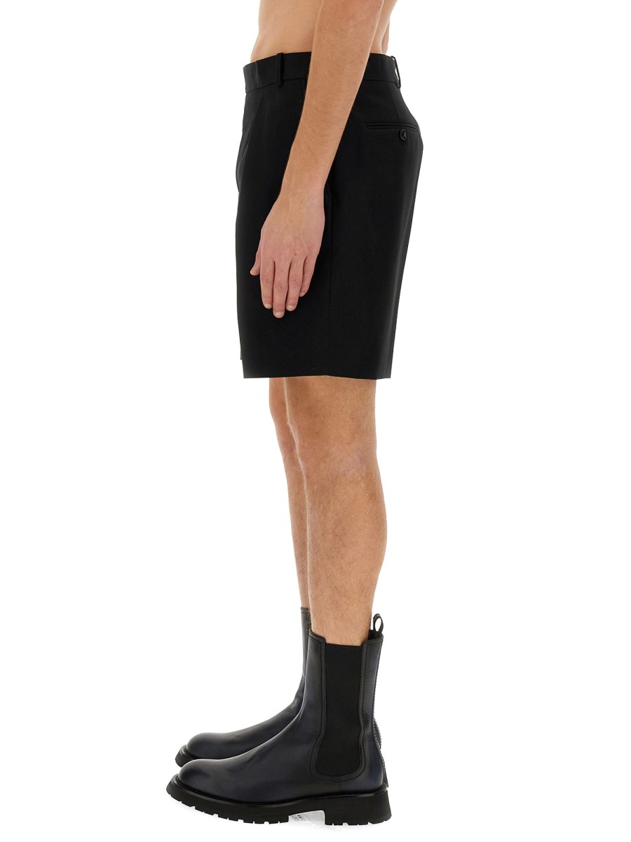 ALEXANDER McQUEEN BERMUDA IN COTONE
