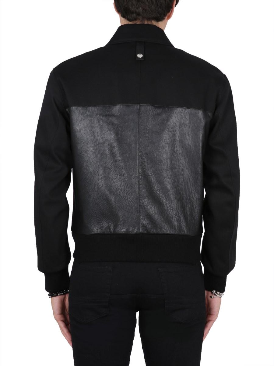 ALEXANDER McQUEEN BOMBER IN PELLE