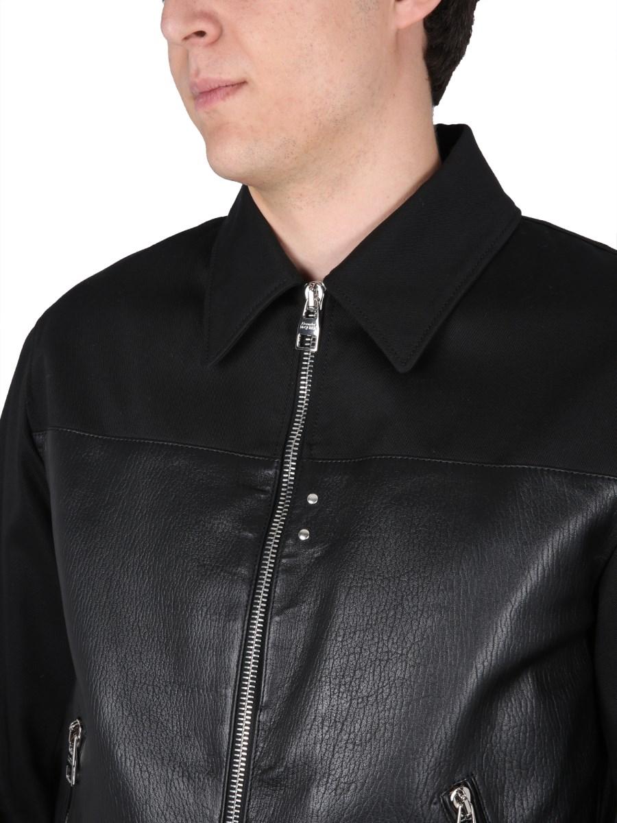 ALEXANDER McQUEEN BOMBER IN PELLE