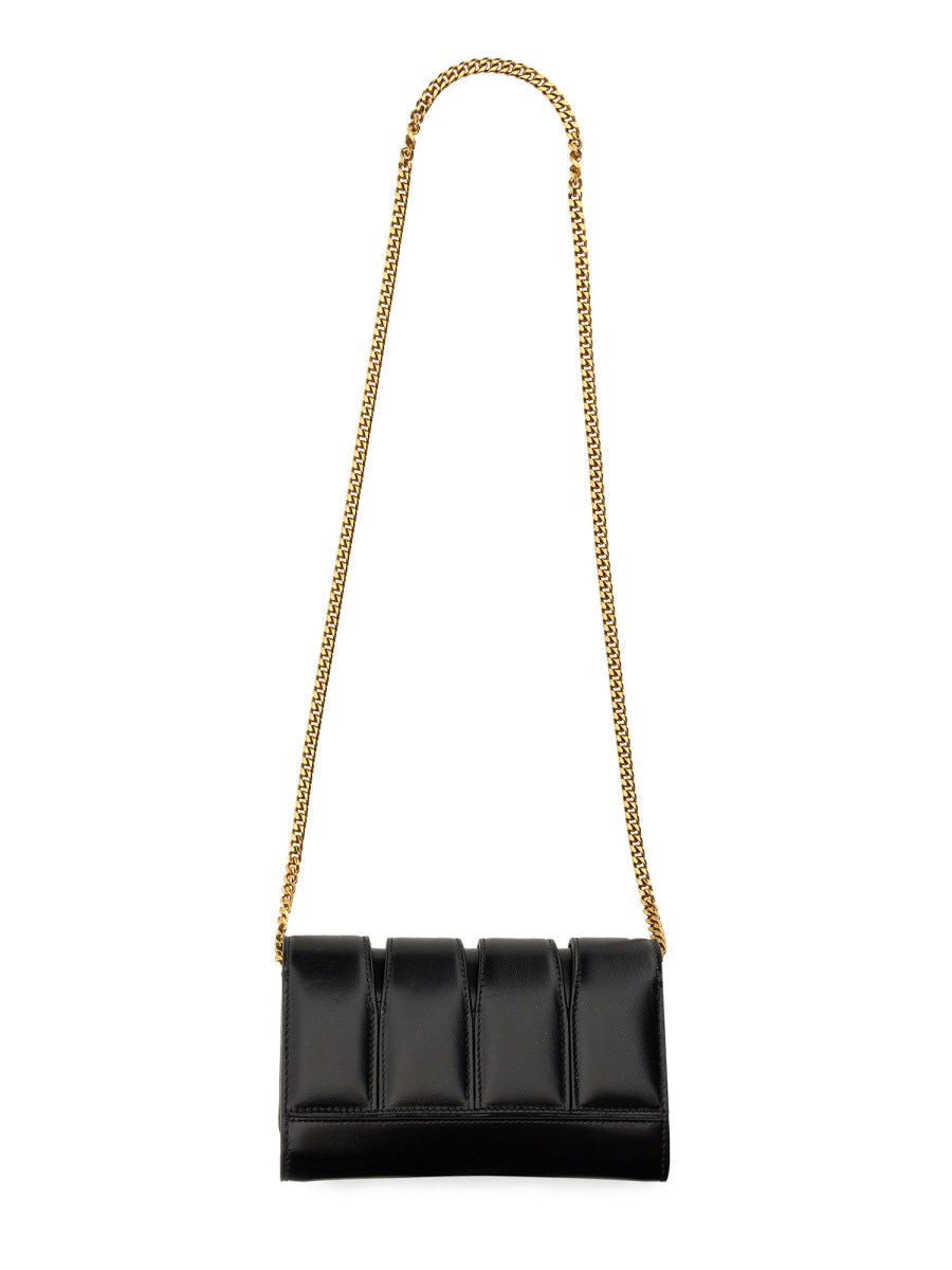 ALEXANDER McQUEEN BORSA CLUTCH THE SLASH IN PELLE
