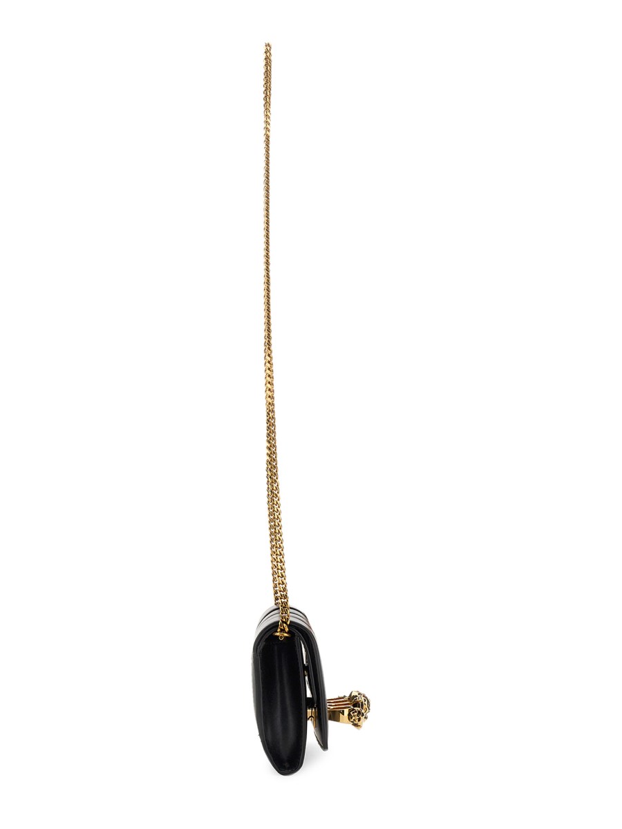 ALEXANDER McQUEEN BORSA CLUTCH THE SLASH IN PELLE