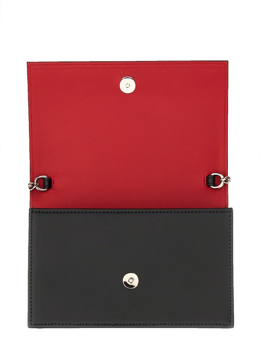ALEXANDER McQUEEN BORSA SKULL SMALL IN PELLE