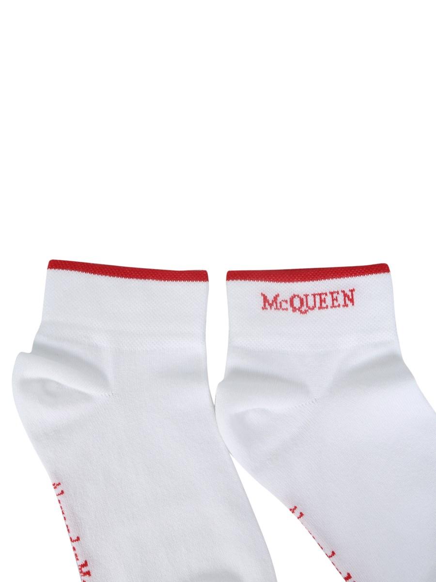 ALEXANDER McQUEEN CALZINO CON DETTAGLIO LOGO