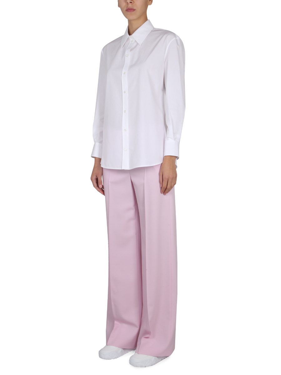 ALEXANDER McQUEEN CAMICIA IN POPELINE DI COTONE