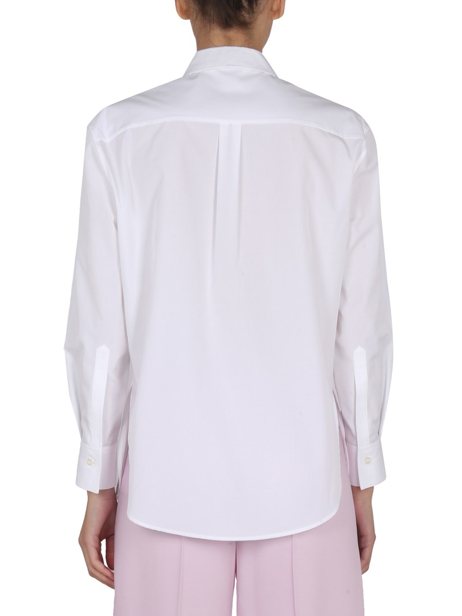 ALEXANDER McQUEEN CAMICIA IN POPELINE DI COTONE