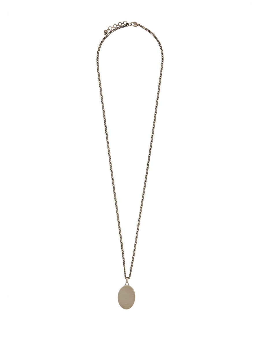 ALEXANDER McQUEEN COLLANA CON PIETRA SFACCETTATA