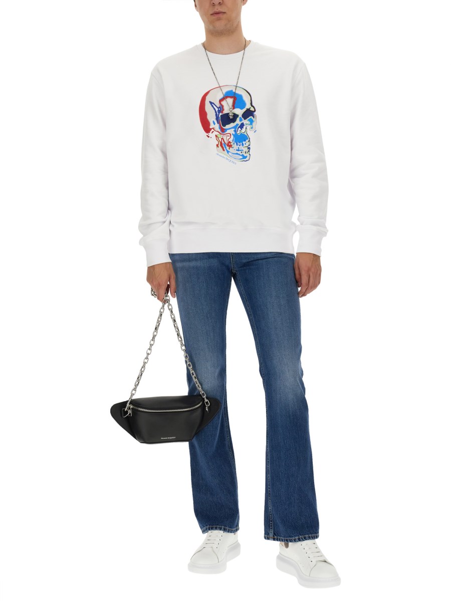 ALEXANDER McQUEEN FELPA SKULL