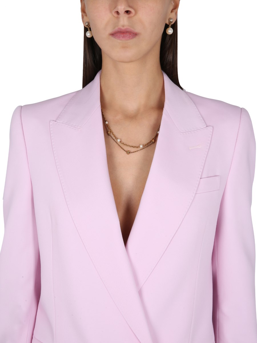 ALEXANDER McQUEEN GIACCA DOPPIOPETTO IN LANA