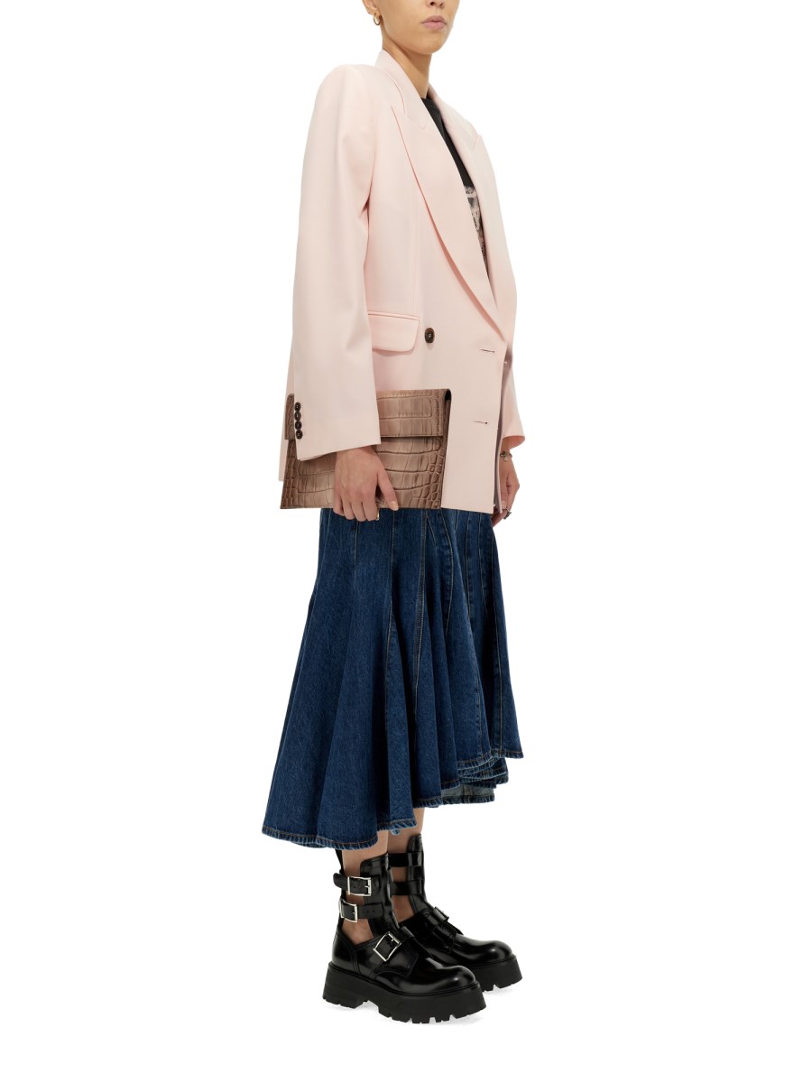 ALEXANDER McQUEEN GIACCA DOPPIOPETTO IN LANA