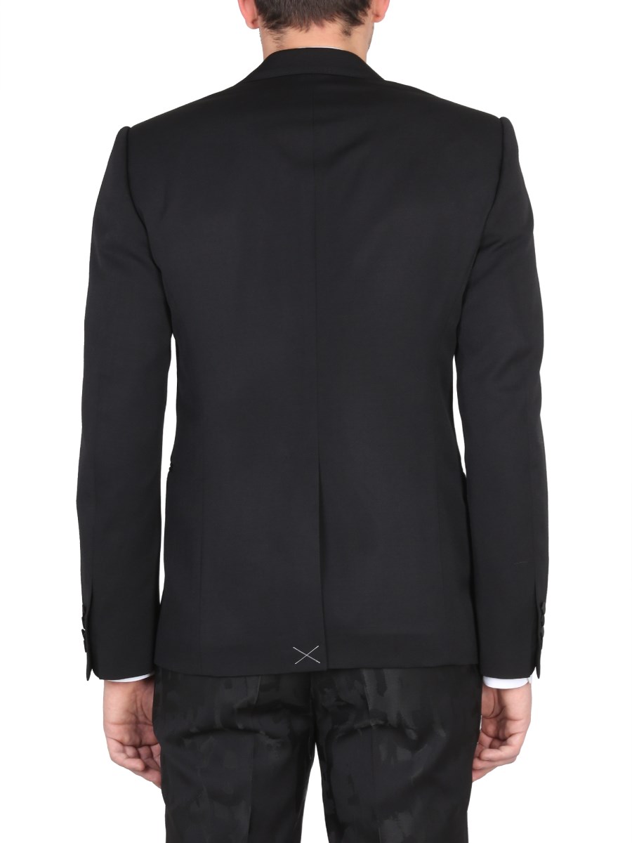 ALEXANDER McQUEEN GIACCA SUIT MONOPETTO IN LANA