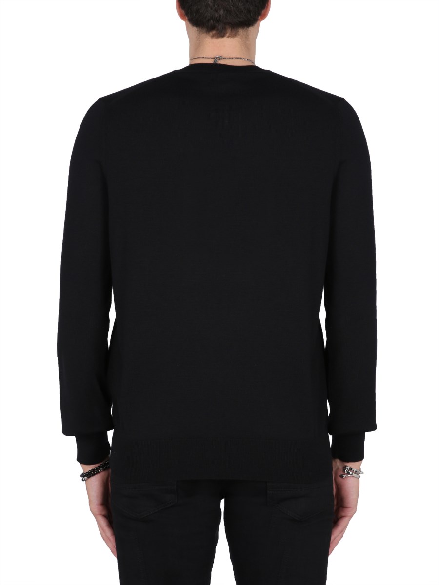ALEXANDER McQUEEN MAGLIA CON RICAMO LOGO