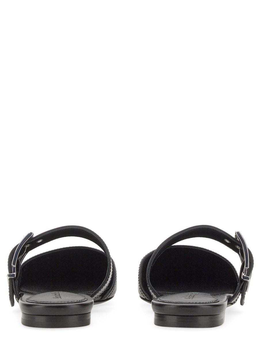 ALEXANDER McQUEEN MULE PUNK IN PELLE