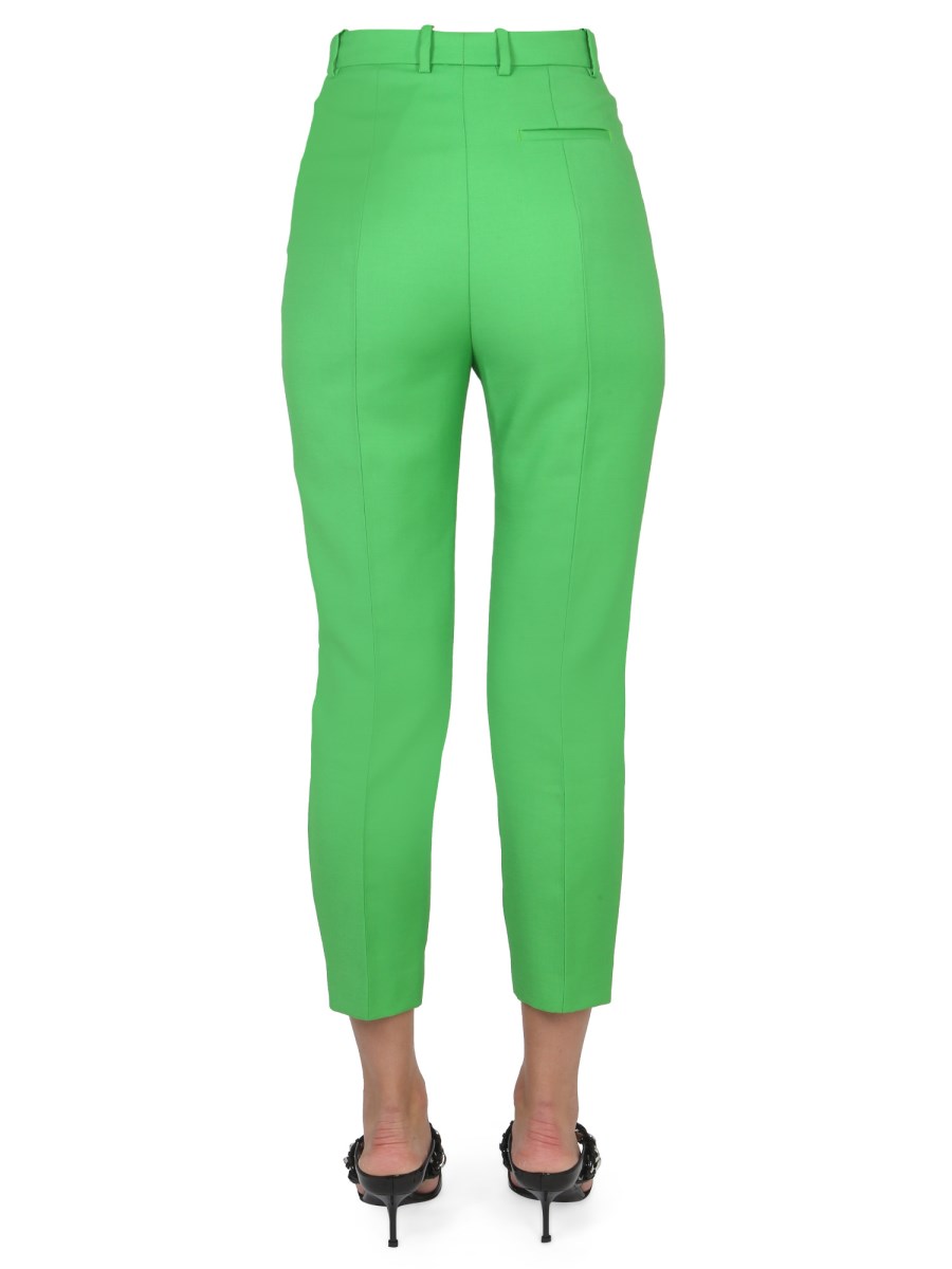 ALEXANDER McQUEEN PANTALONE A SIGARETTA IN LANA