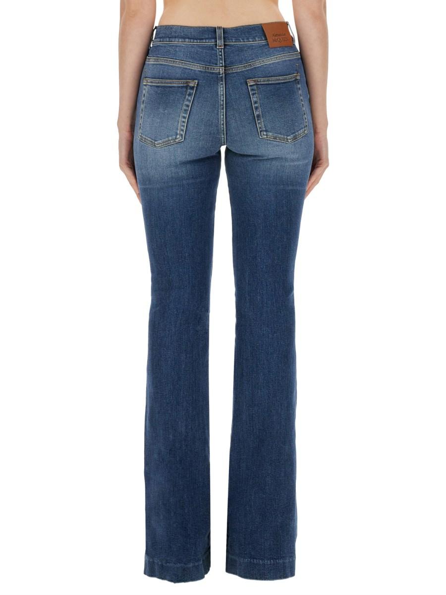 ALEXANDER McQUEEN PANTALONE IN DENIM BOOTCUT