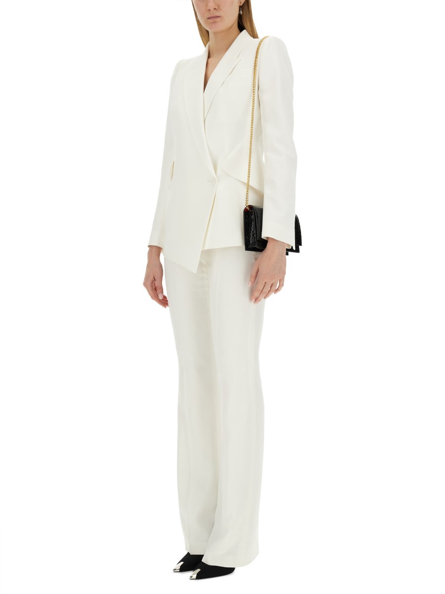 ALEXANDER McQUEEN PANTALONE SARTORIALE IN VISCOSA