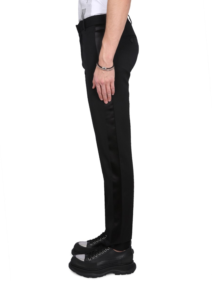 ALEXANDER McQUEEN PANTALONE SUIT IN LANA