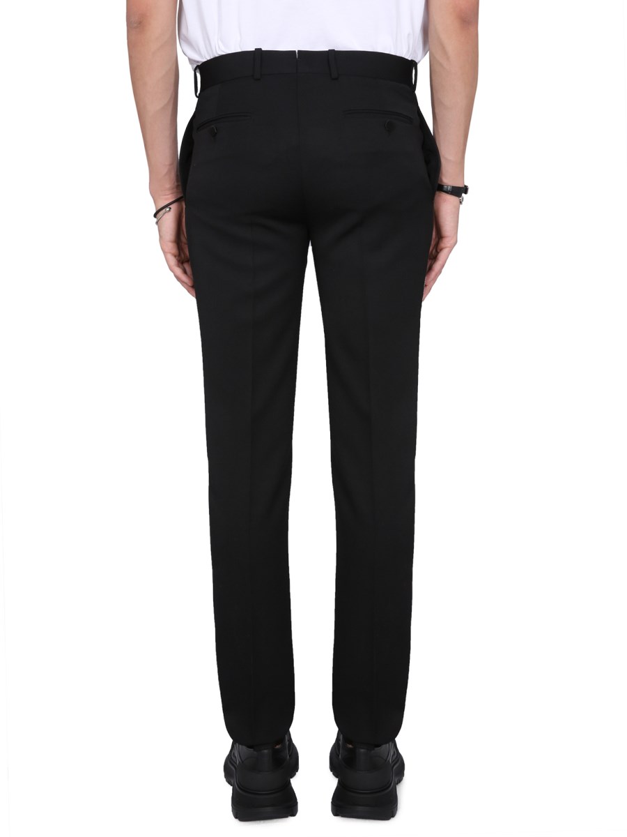 ALEXANDER McQUEEN PANTALONE SUIT IN LANA