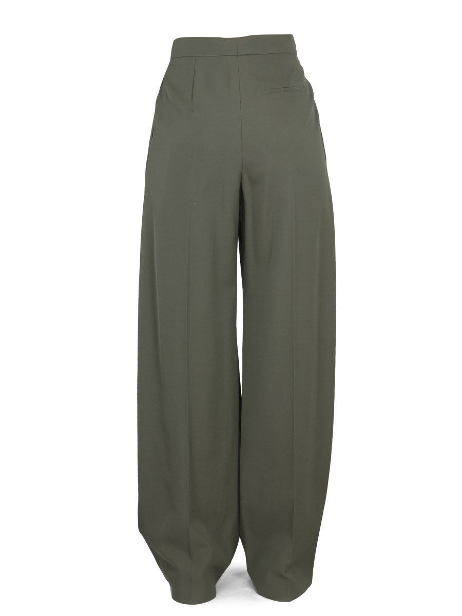 ALEXANDER McQUEEN PANTALONE WIDE LEG IN LANA