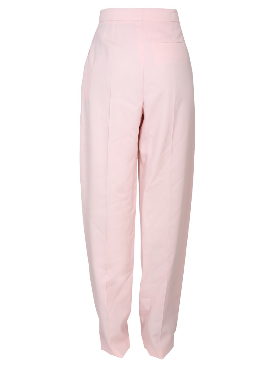 ALEXANDER McQUEEN PANTALONE WIDE LEG IN LANA