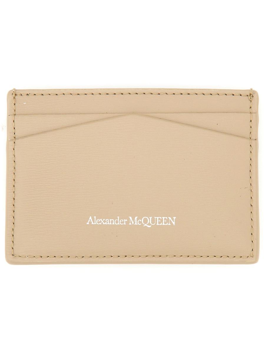 ALEXANDER McQUEEN PORTACARTE IN PELLE