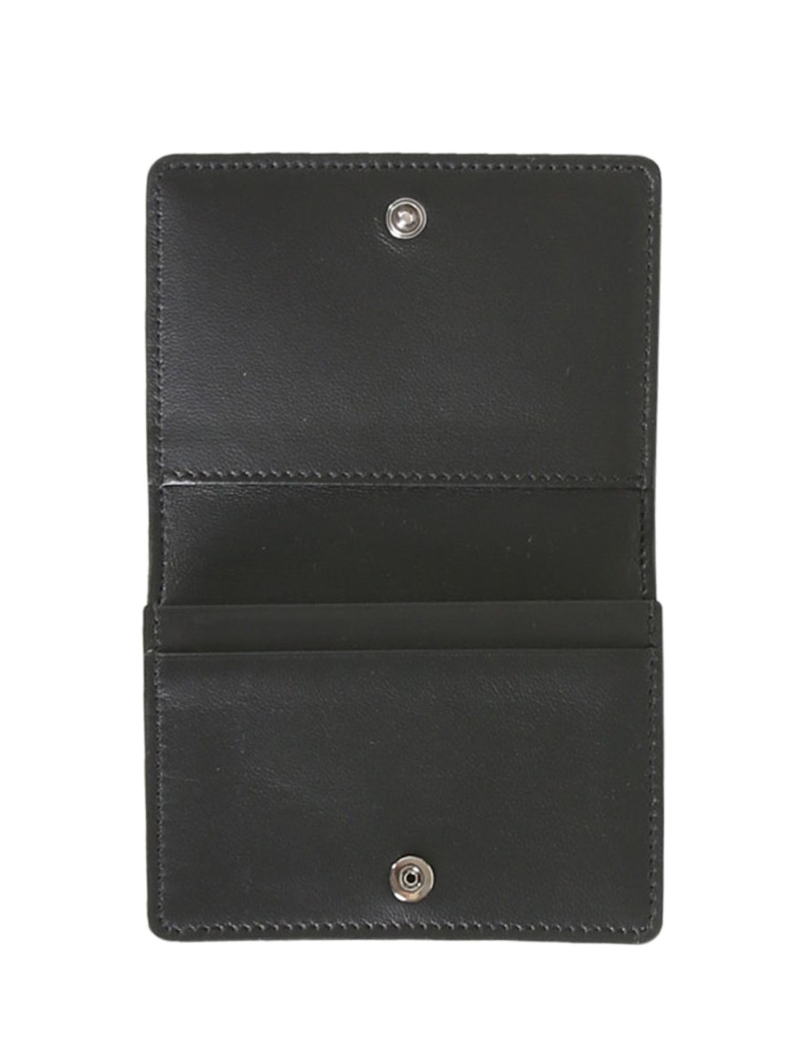 ALEXANDER McQUEEN PORTACARTE IN PELLE CON LOGO
