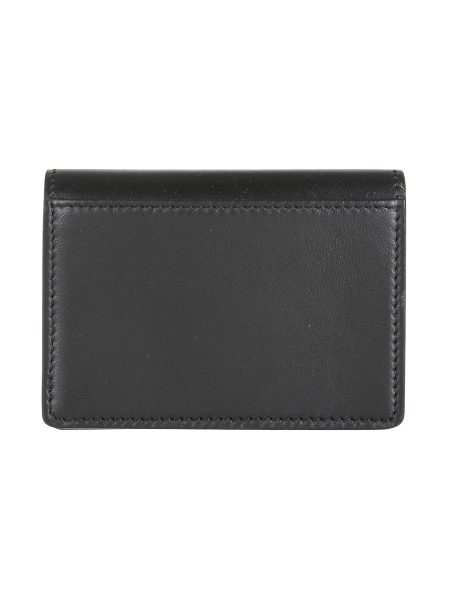 ALEXANDER McQUEEN PORTACARTE IN PELLE CON LOGO
