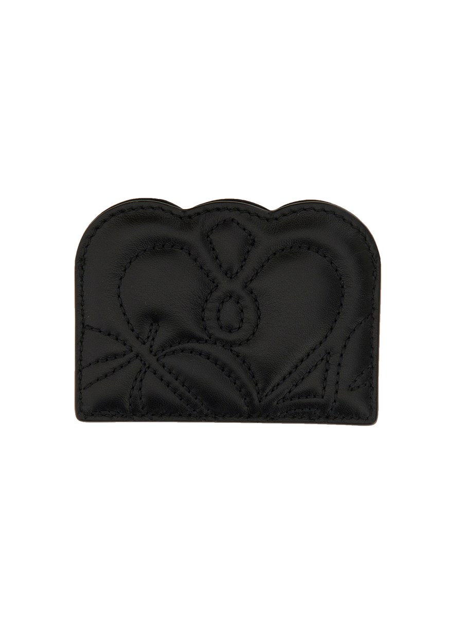 ALEXANDER McQUEEN PORTACARTE IN PELLE