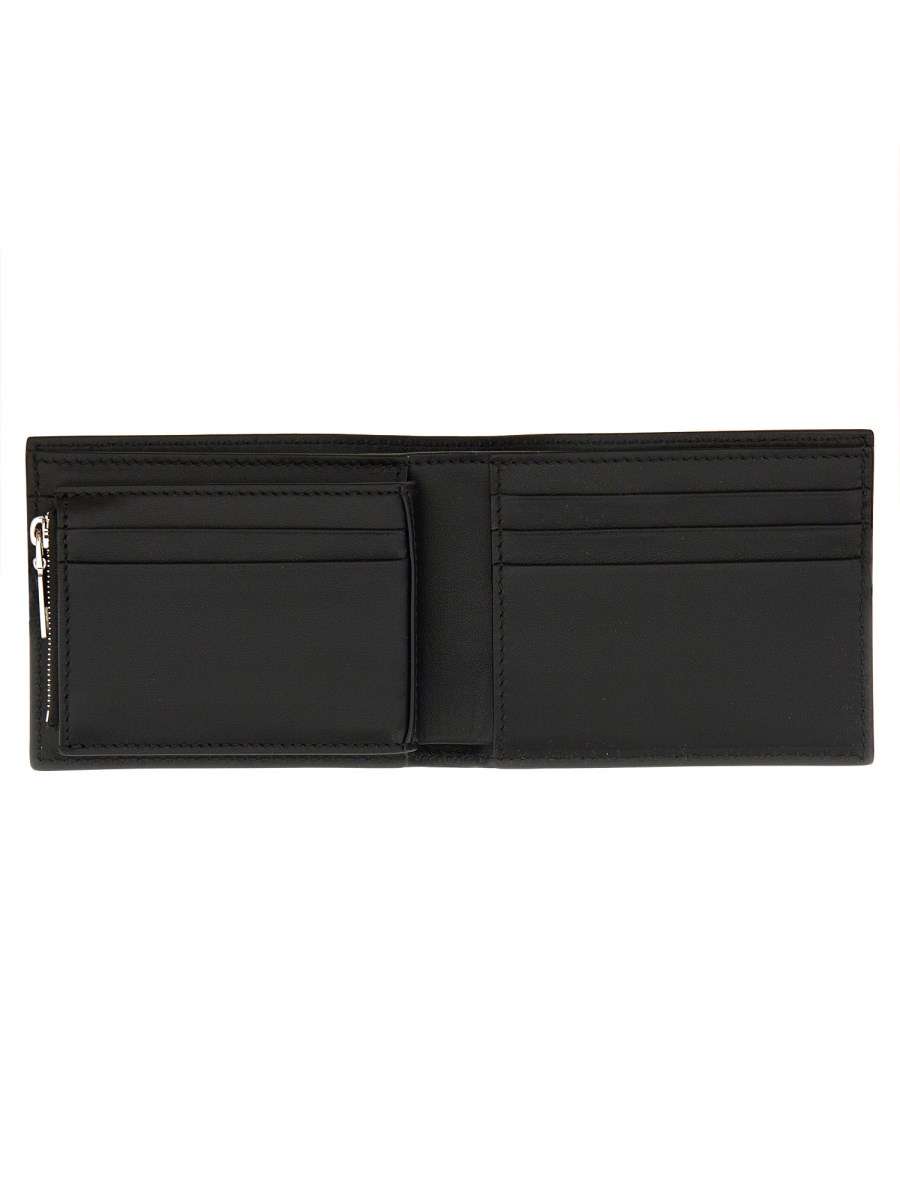 ALEXANDER McQUEEN PORTAFOGLIO IN PELLE CON LOGO