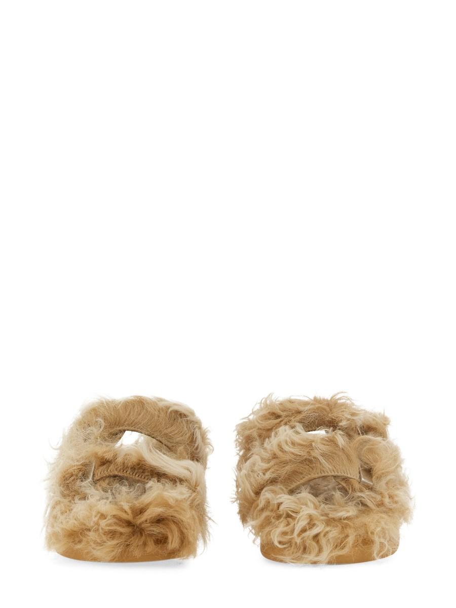 ALEXANDER McQUEEN SANDALO SLIDE HYBRID IN PELLE