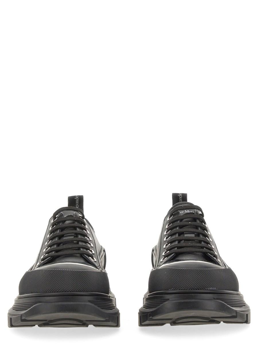 ALEXANDER McQUEEN SNEAKER BOXER DOG IN PELLE