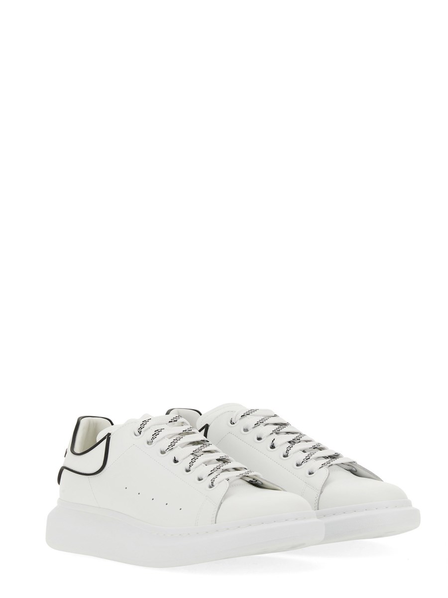 ALEXANDER McQUEEN SNEAKER OVERSIZE IN PELLE