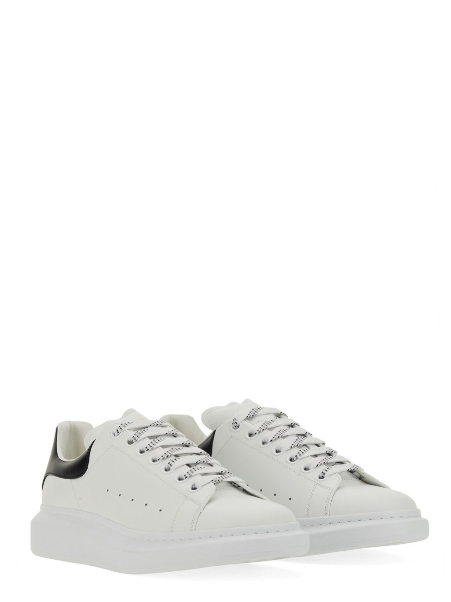 ALEXANDER McQUEEN SNEAKER OVERSIZE IN PELLE