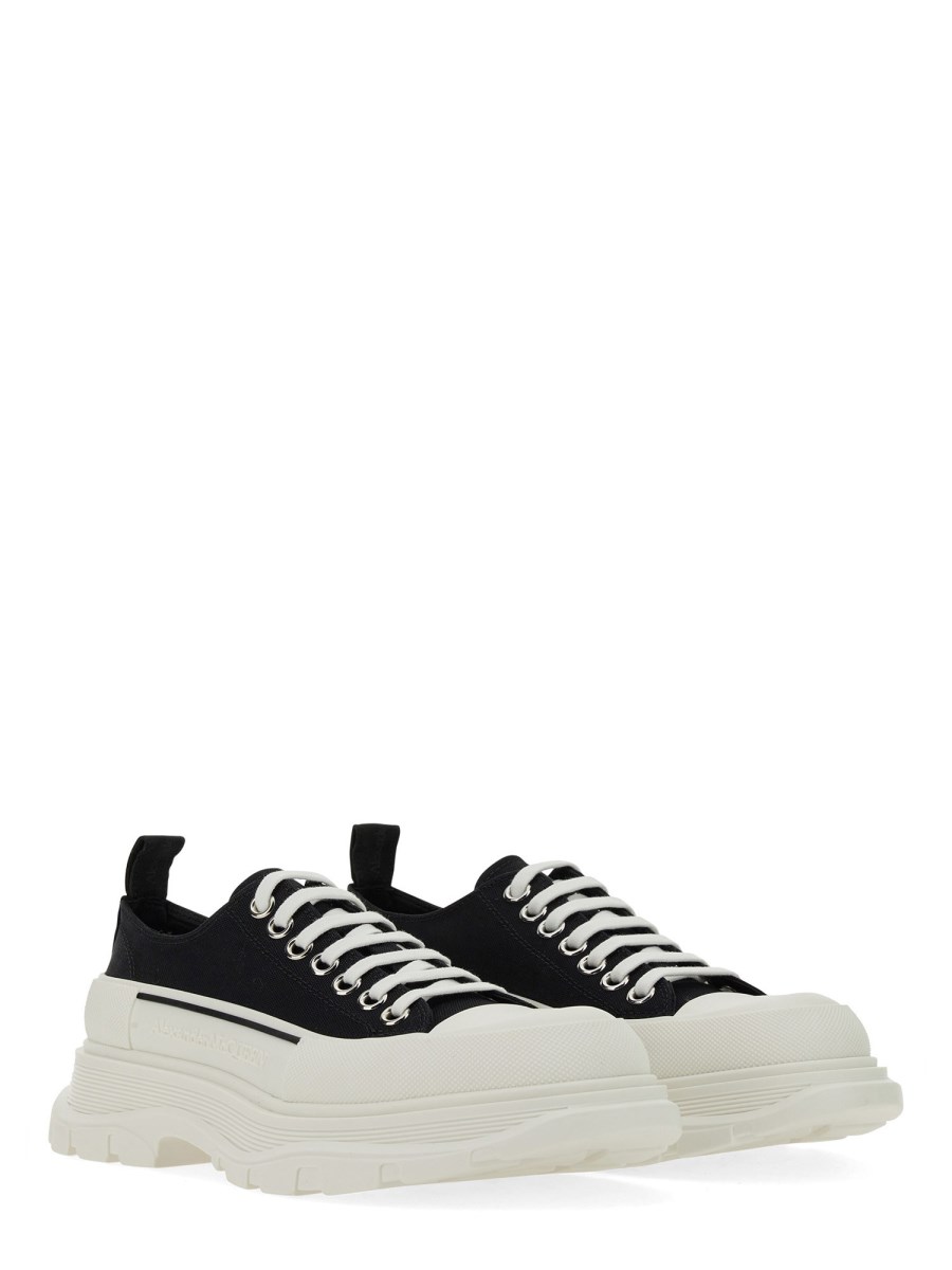 ALEXANDER McQUEEN SNEAKER "TREAD SLICK" IN TELA
