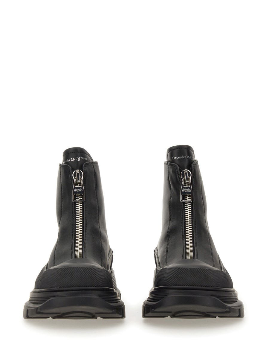 ALEXANDER McQUEEN STIVALETTO IN PELLE