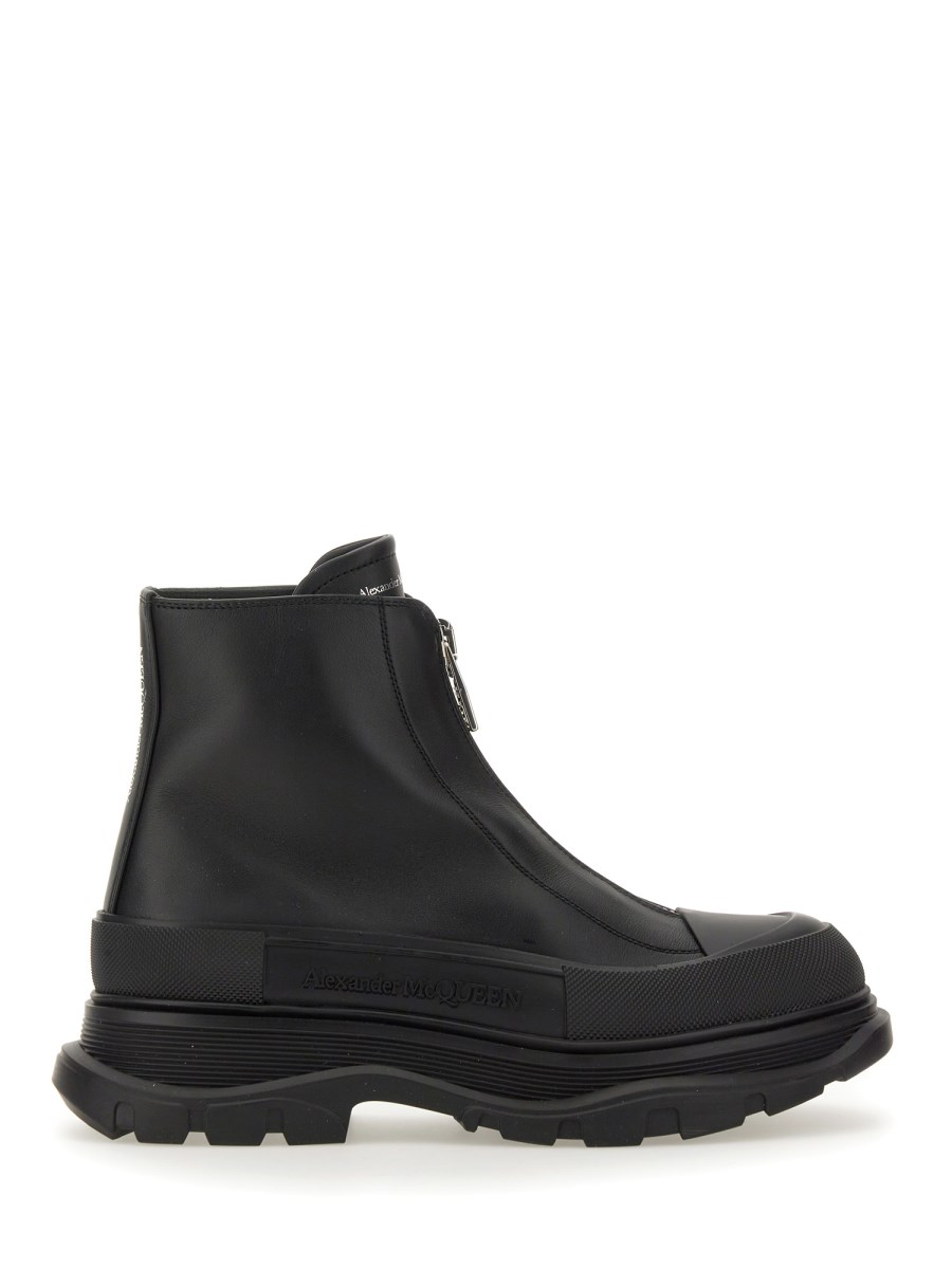 ALEXANDER McQUEEN STIVALETTO IN PELLE