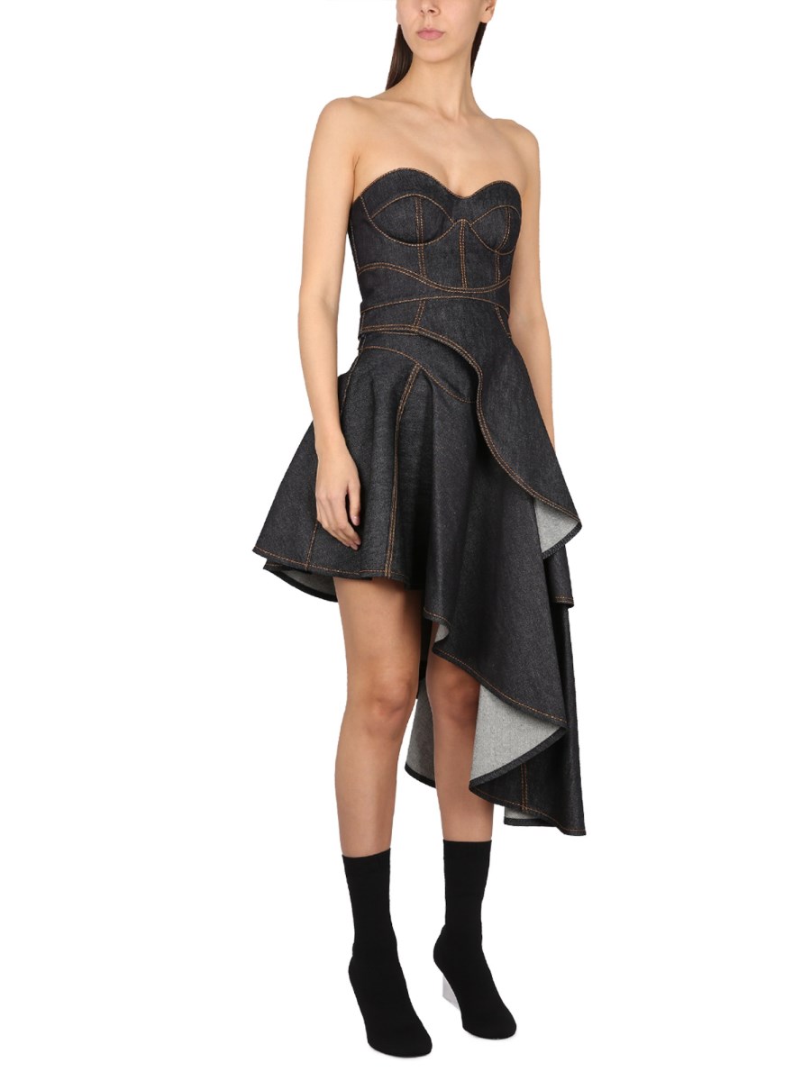 ALEXANDER McQUEEN STIVALETTO SHARD IN MAGLIA