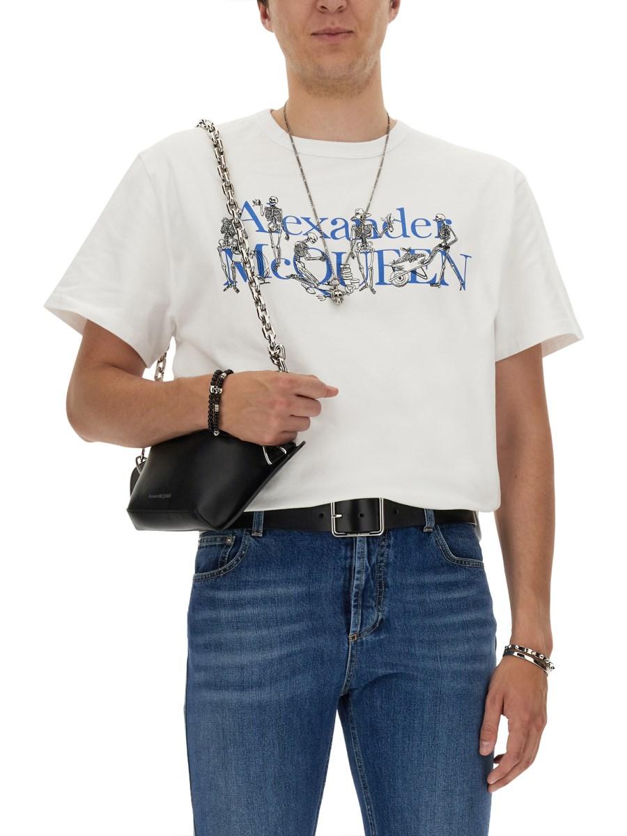 ALEXANDER McQUEEN T-SHIRT CON LOGO