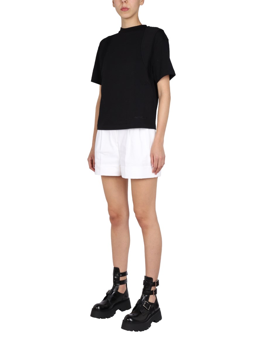 ALEXANDER McQUEEN T-SHIRT IN JERSEY DI COTONE