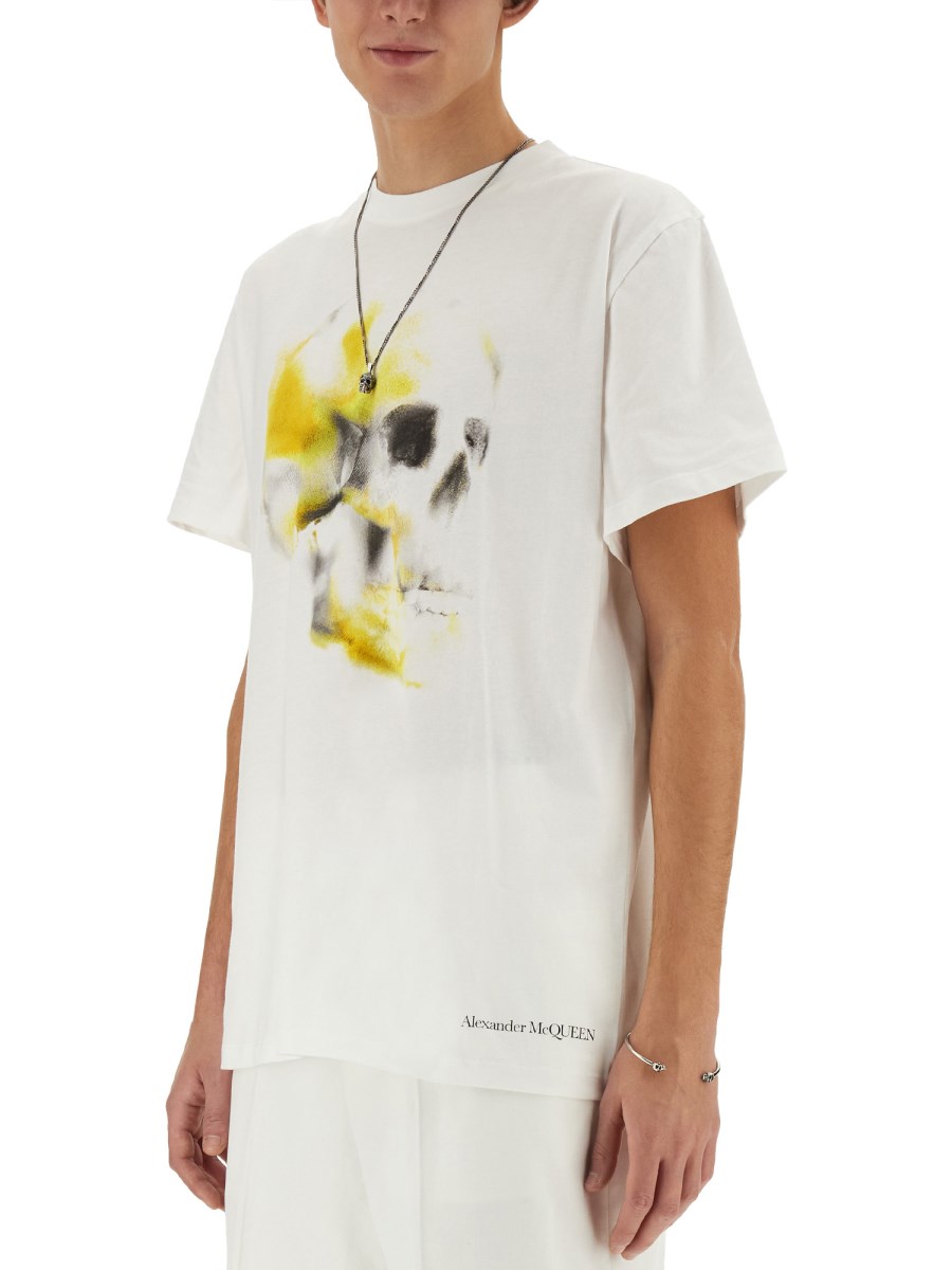 ALEXANDER McQUEEN T-SHIRT "OBSCURED SKULL"