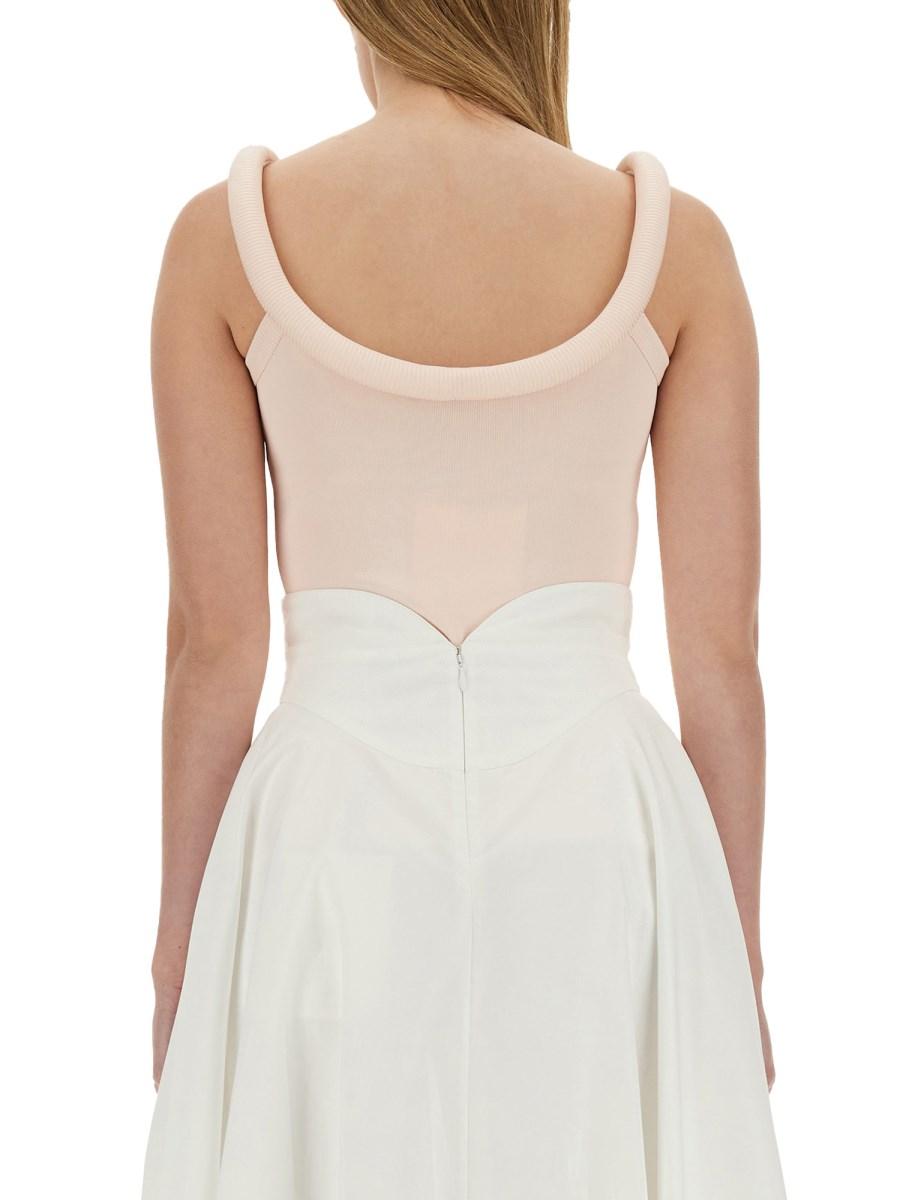 ALEXANDER McQUEEN TOP CON LOGO