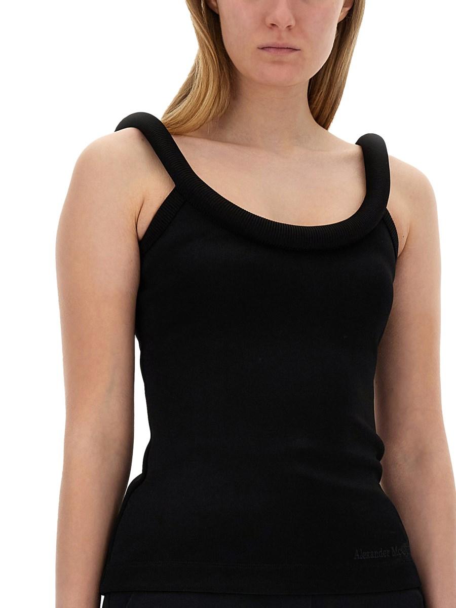 ALEXANDER McQUEEN TOP CON LOGO