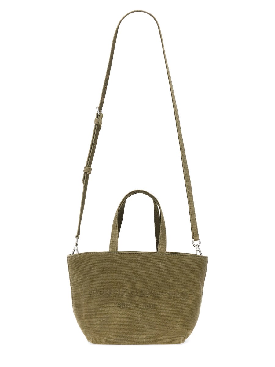 ALEXANDER WANG BORSA TOTE PUNCH PICCOLA IN TELA