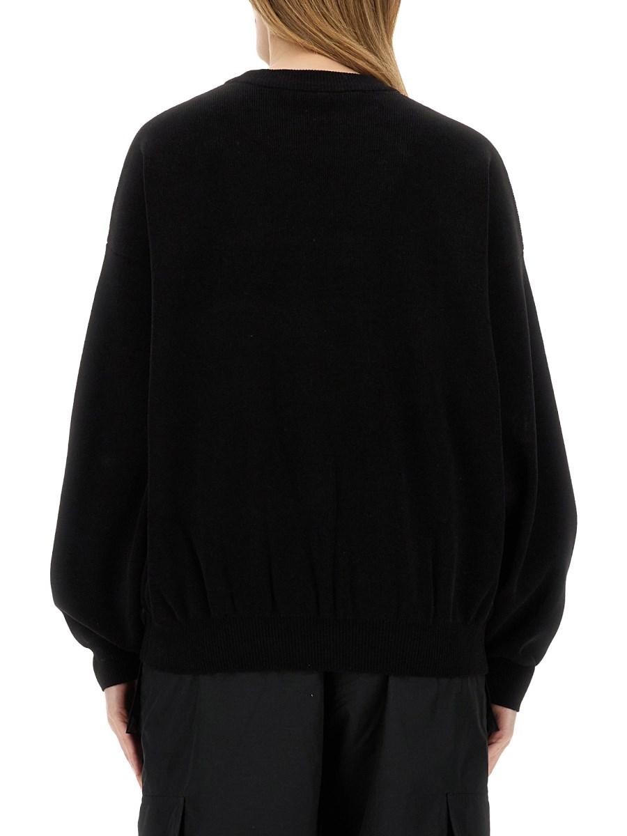 ALEXANDER WANG FELPA CON LOGO IN RILIEVO
