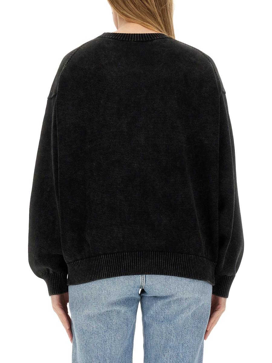 ALEXANDER WANG FELPA IN COTONE CON LOGO