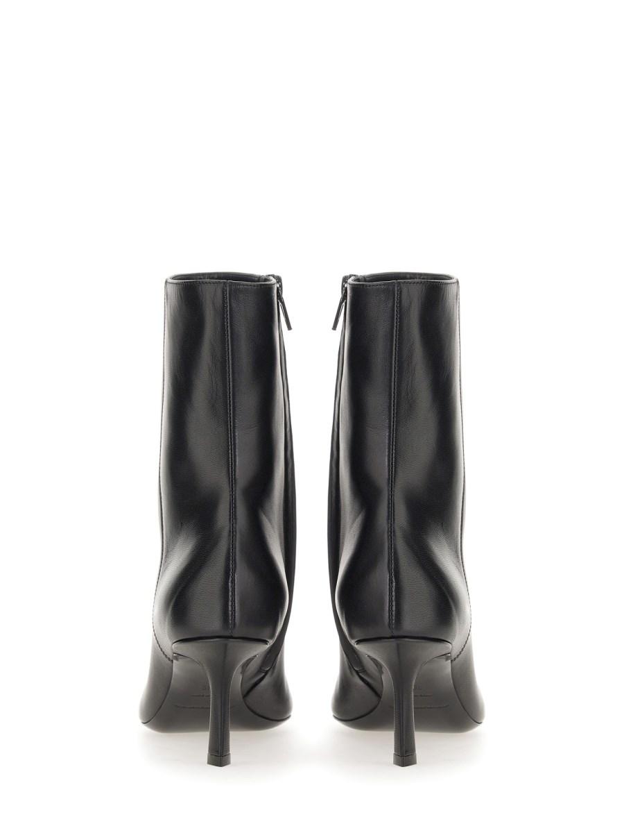 ALEXANDER WANG STIVALE IN PELLE CON LOGO