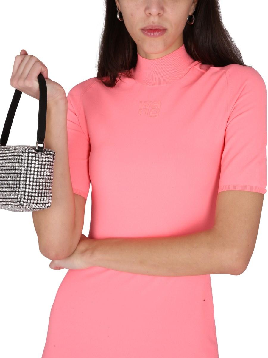 ALEXANDERWANG.T ABITO A COLLO ALTO CON LOGO