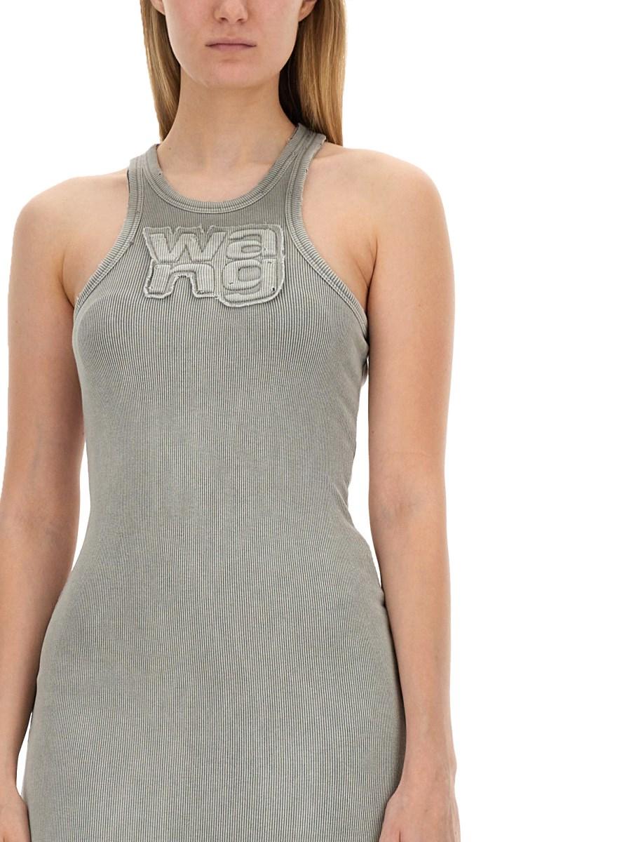 ALEXANDERWANG.T ABITO IN COTONE CON LOGO