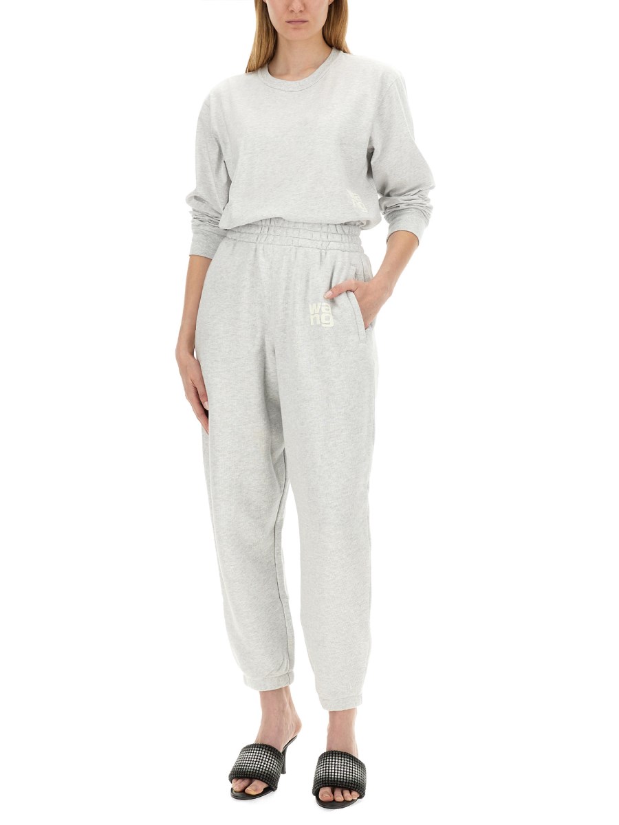 ALEXANDERWANG.T FELPA CON LOGO IN COTONE